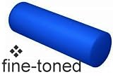 fine-toned ECO ELITE - FOAM ROLLER 15 x 45cm- FREE EXERCISE INSTRUCTIONS--NEW!!!