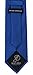 Scott Allan Mens Striped Blue Necktie - Navy Blue Ties