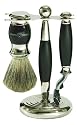 Edwin Jagger Hand Assembled Black (gillette Mach 3) Three Piece  Shaving Set S81m356
