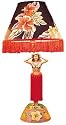VINTAGE HULA GIRL LAMP 27" - SURF DECOR