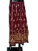 Designer Womens Bohemian Chic Burgundy Skirt Dcrapechic Sequin Beaded Bellydance Skirt
