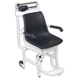 Mechanical Chair Scale Capacity: 400 lb x 4 oz / 175 kg x 100 g
