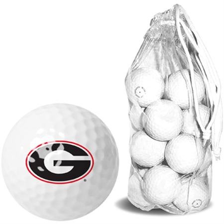 Georgia Bulldogs Uga Ncaa Clear Pack 15 Golf Balls