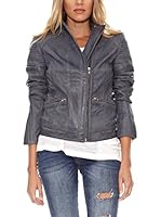 USUAL WAY Cazadora Piel Magali (Gris)