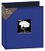Pioneer 8 1/2 Inch by 11 Inch 3-Ring Fabric Frame Cover Memory Binder, Cobalt Blue