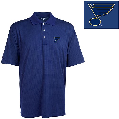 Antigua St. Louis Blues Power Play Polo Shirt Medium