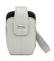 Blackberry 8800 Lambskin Leather Tote with Strap - Pearl White