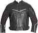 MOTORCYCLE JACKET RACING LEATHER CE ARMOR HUMP Black