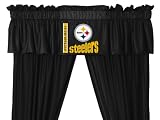 Best Quality Pittsburgh Steelers Valance Black By Pem America