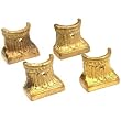 4 Mantle Clock Column Holders Feet Clockmakers Parts A+