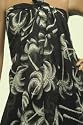 Black and White Palm Trees Beach Wrap Pareo