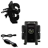 Samsung Flipshot Auto Vent Holder with Car Charger - Uses Gomadic TipExchange