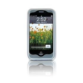 Incipio dermaSHOT Silicone Skin Case for iPhone 1G (Translucent White) by Incipio