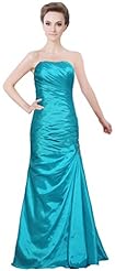 Strapless Lace-Up Off the Shoulder Mermaid Evening Dress/Prom Dress 