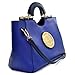 Dasein Gold Tone Loop Handle Shoulder Bag, Tote, Handbag, Tablet Bag, iPad Bag