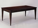 Powell Mission Distressed Dark Oak Dining Table with Butterfly Leaf