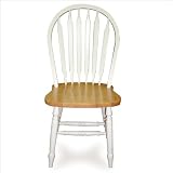 International Concepts C02-213 Windsor 38 High Arrowback Chair White/Natural