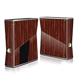 Dark Rosewood Design Protector Skin Decal Sticker for Xbox 360 S Game Console Full Body