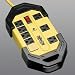 Tripp Lite TLM812SA Protect It! Safety Surge w/ 8 out OSHA Yellow 12' Cord 1200 Joules
