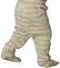 Organic Cotton Leggings (Nb-3m, Wide Stripe Green Tea & Pistachio)