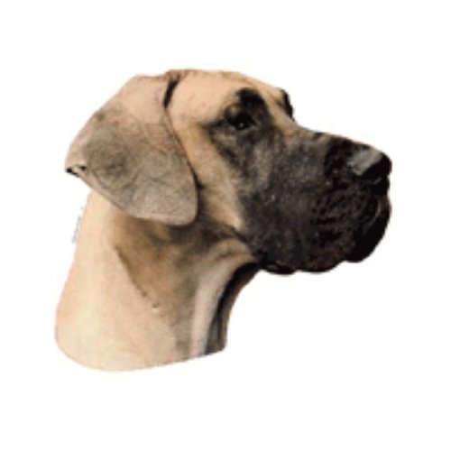 World Stickers Schwandt Heimtierbedarf 13093 Aufkleber 2 St&uuml;ck ca. 140 x 160 mm f&uuml;r Warnschild Deutsche Dogge