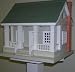 Search : Arts& Crafts Birdhouse- Gray with Green Roof