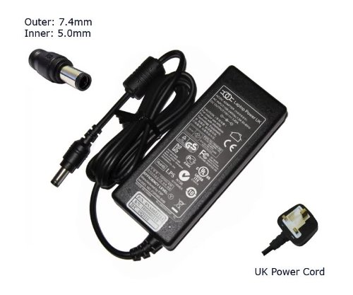 Laptop Adapter for HP Compaq Presario CQ60 CQ61 CQ57 CQ70 CQ71 CQ56 CQ70-220EM Laptop Charger AC Adapter Adaptor (Includes UK Powercord & 12 month warranty) - Laptop Power - Branded