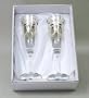 Italian Murano Champagne Flutes