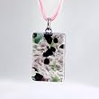 Handmade Murano Glass Pendant - Lisa Rectangle S Multi-Color Style 3 Handmade Murano Glass Pendant - Lisa Rectangle S Multi-Color Style 3