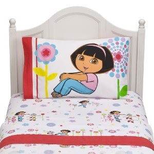 Dora Flowers Are Free Sheet Set - Twin