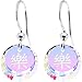 Handcrafted Austrian Happiness Chinese Symbol Earrings MADE WITH SWAROVSKI ELEMENTS