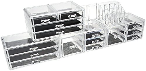 Unique Home Acrylic Jewelry & Cosmetic Storage Makeup Organizer