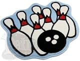 Review   / Bowling Ball & Pins Floor Mat