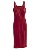 Spiegel Signature Silk Velvet Collection: Fitted Sheath Dress