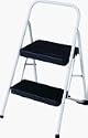 Cosco 11-135CLGG4 Folding Step Stool, 2-Step, Cool Gray