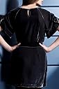 Limited Collection Velvet Belted Dress with Silk