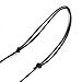 Queenberry Light Pink AB Love Heart Pendant Waxed Cotton Choker Necklace made with Austrian Crystal