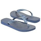  : Havaianas Women's Metallic Flip Flop,Navy Blue,35/36 BR