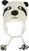 AA2000HFA - Unisex Adorable Animal Face Fully Lined Knit Winter Hats / Earflap Beanie - Panda Bear - Panda bear/One Size