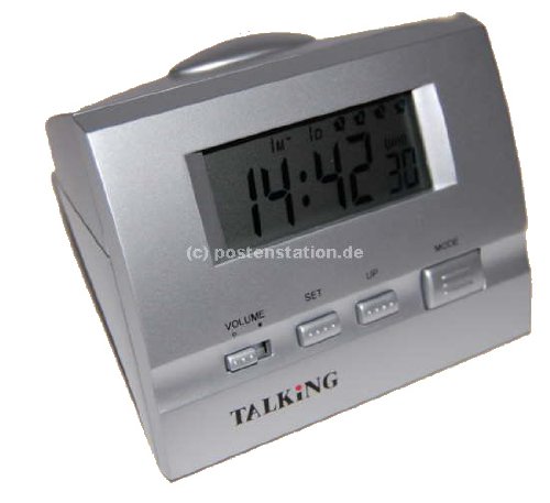 sprechende Uhr Blindenuhr Wecker