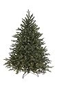 GKI Bethlehem Lighting Pre-Lit 4-1/2-Foot PE/PVC Christmas Tree with 300 Clear Mini Lights, Full Hunter Fir