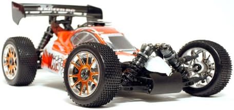 2.4Ghz Professional 1/8Th Scale Exceed RC MadFire Nitro Gas Power Radio Control RC Buggy w/ .28 Engine 100% RTR Racing Edition [Gama Orange] ***STARTER KIT REQUIRED AND SOLD SEPARATELY***