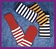 Adult Deluxe Red & White Elf Socks