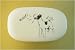 Woof! White Vinyl Eraser