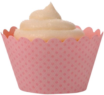 Dress My Cupcake Standard Baby Pink Cupcake Wrappers, Set of 50