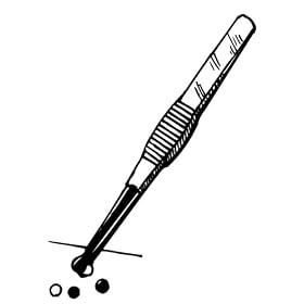 Click here to buy BEAD HOLDER and TWEEZER by American Science & Surplus.
