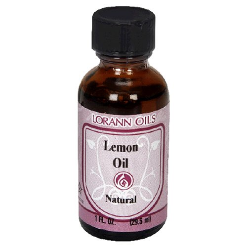 LorAnn Natural Flavoring Oils, Natural Lemon Oil, 1-Ounce Bottles (Pack of 3) by LorAnn Oils