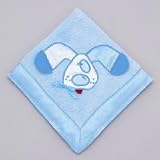 Mullins Square Kids / Teether Blanket, Blue Puppy