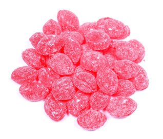 Claey's Sanded Raspberry Drops, 1.5Lb