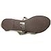Ollio Women's Shoe Gladiator Strap Flat Zori Sandal
